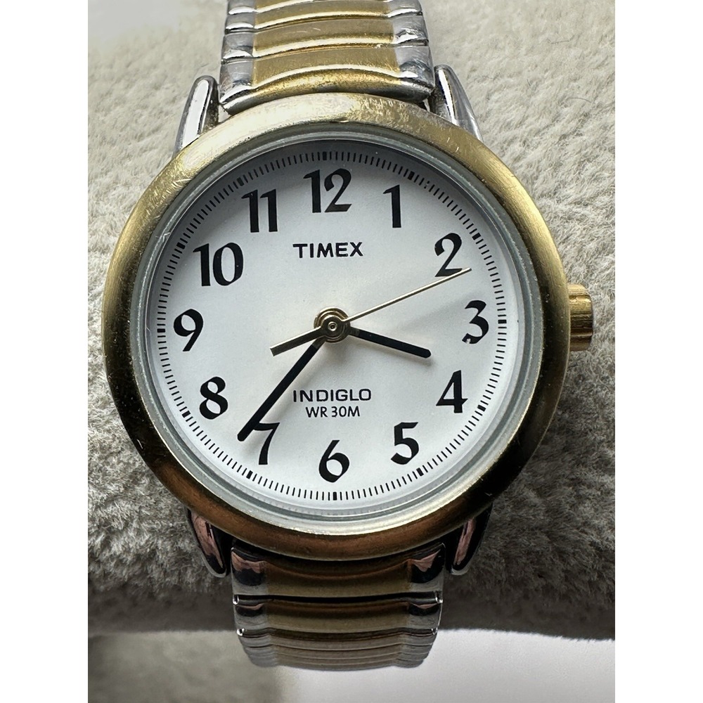 Timex Ladies L8 Indiglo Watch Easy Reader New Battery 25MM 6.25"‎ B85